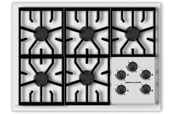 36 inch cook top with 5 burners