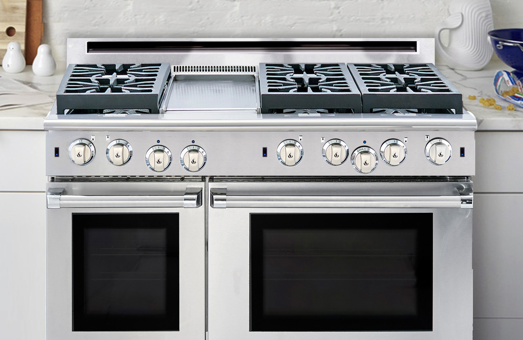 Performer Series 48" Range with 6 Burners and Griddle model ARROB648GD