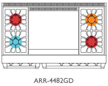 Top View of ARR-4482GD Top View of ARR-4482GD